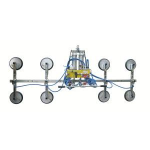 Vacuum glass lifter with pneumatic tilt 0-90°